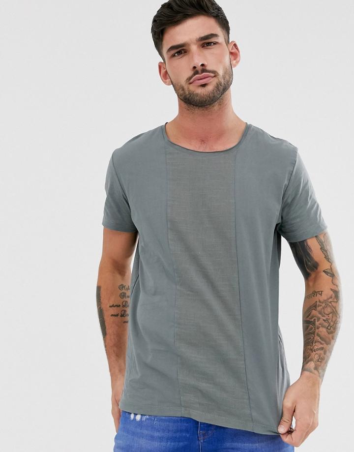 Jack & Jones Premium Cut And Sew T-shirt In Green