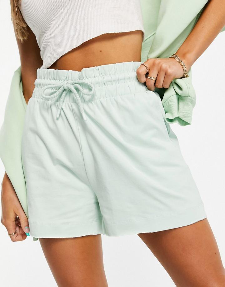 Chelsea Peers Lounge Shorts In Pale Green