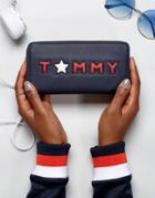 Tommy Hilfiger Star Logo Zip Around Purse - Black