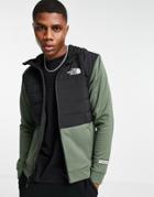 The North Face Hybrid Insulated Jacket In Khaki-green