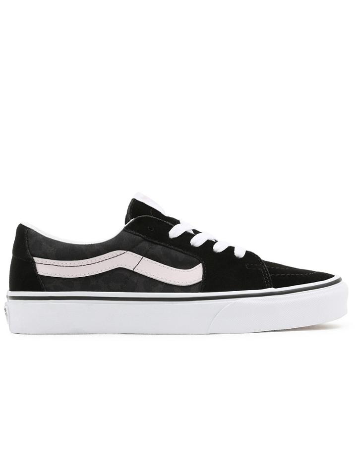 Vans Sk8-low Sneakers In Black Leopard