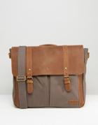 Forbes & Lewis Leather Wiltshire Satchel In Gray - Gray