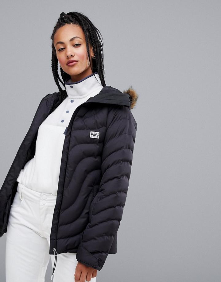 Billabong Soffya Ski Jacket In Black