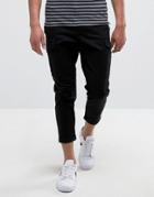 Selected Homme Cargo Pant In Anti Fit - Black