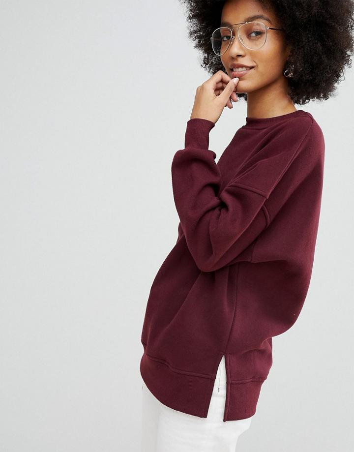 New Look Slouch Sweat - Purple
