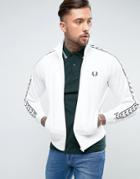Fred Perry Sports Authentic Track Jacket In White - White