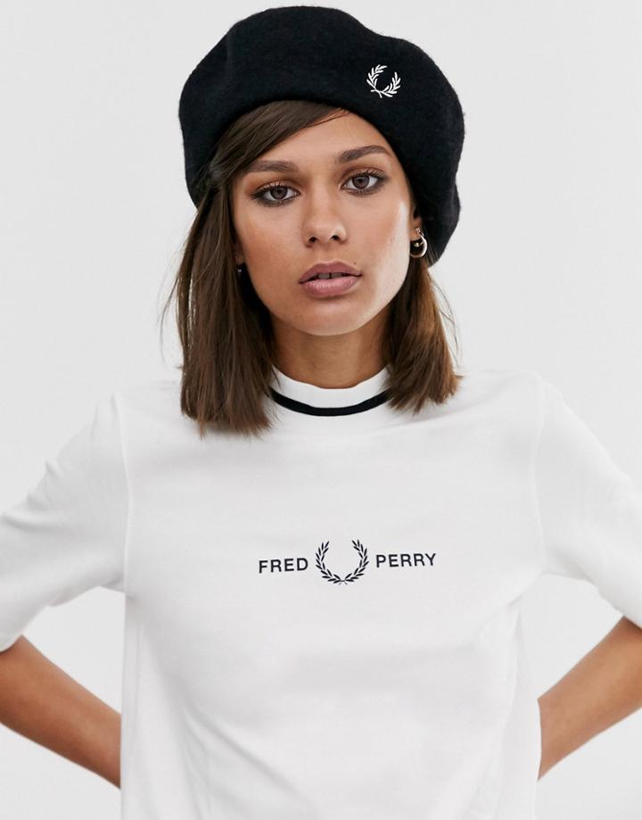 Fred Perry Wool Beret-black