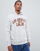 Mitchell & Ness L.a. Lakers Overhead Hoodie In Gray - Gray