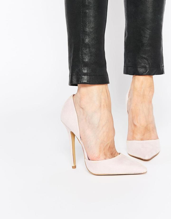 Carvela Albert Nude Point Toe 2 Part Pumps - Nude