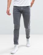 Diesel Thommer Slim Stretch Taper Jean 681d Gray Wash - Gray