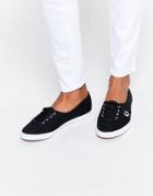 Fred Perry Aubrey Twill Black Sneakers - Black