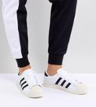 Adidas Originals Superstar Og Sneakers In White And Black - White