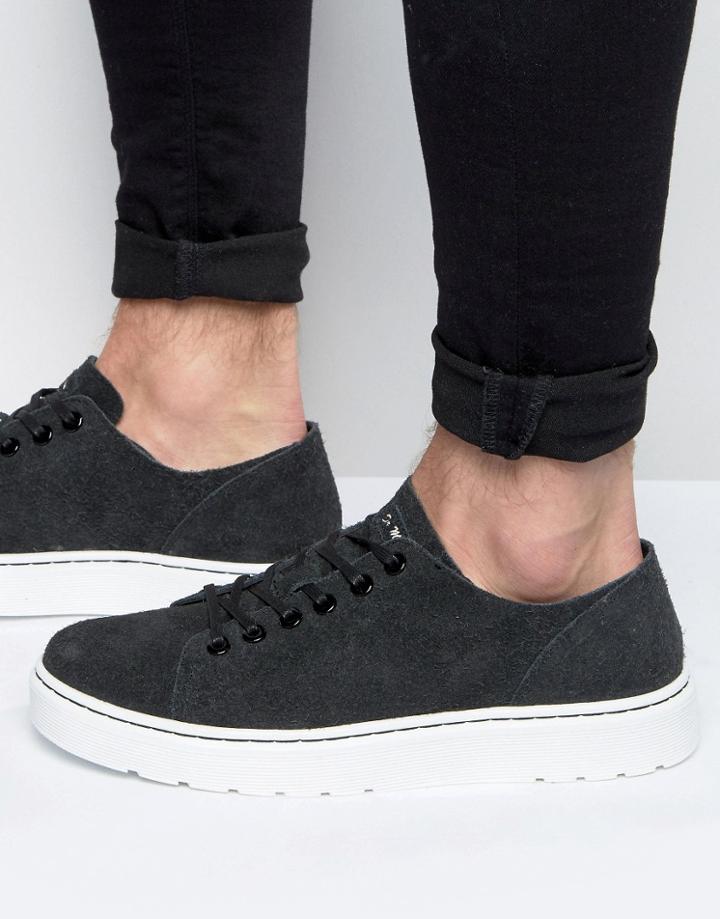Dr Martens Dante 6 Eye Wooly Sneakers - Gray