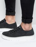 Dr Martens Dante 6 Eye Wooly Sneakers - Gray