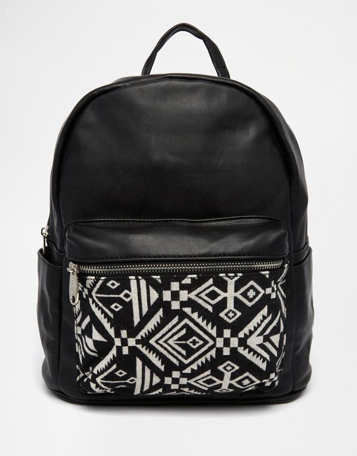 Urban Originals Backpack With Printed Pocket