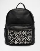 Urban Originals Backpack With Printed Pocket
