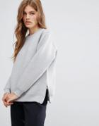Ymc Side Slit Sweatshirt - Gray