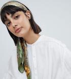 Rock 'n' Rose Rhea Multiway Silk Scarf Headband - Green
