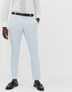 Selected Homme Slim Suit Pants In Light Green