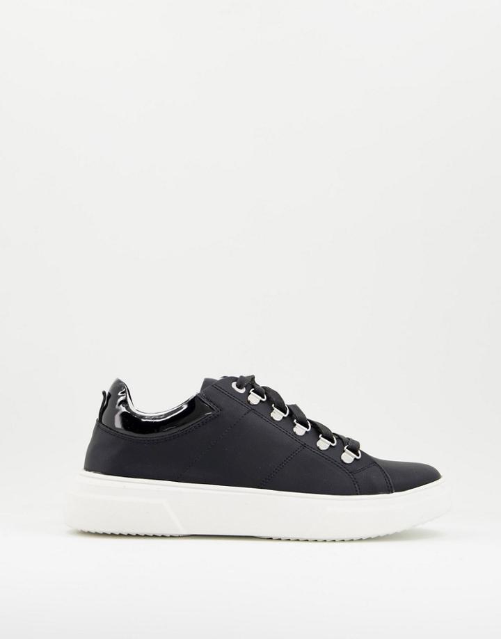 Topman Black Chunky Drone Hiker Sneakers