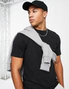 Soul Star Oversized Boxy T-shirt In Black