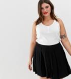 Asos Design Curve Tank With Button Front In White - White
