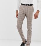 Twisted Tailor Super Skinny Suit Pants In Mini Check