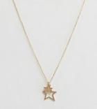 Orelia Gold Plated Star Pendant Necklace In Gift Box - Gold