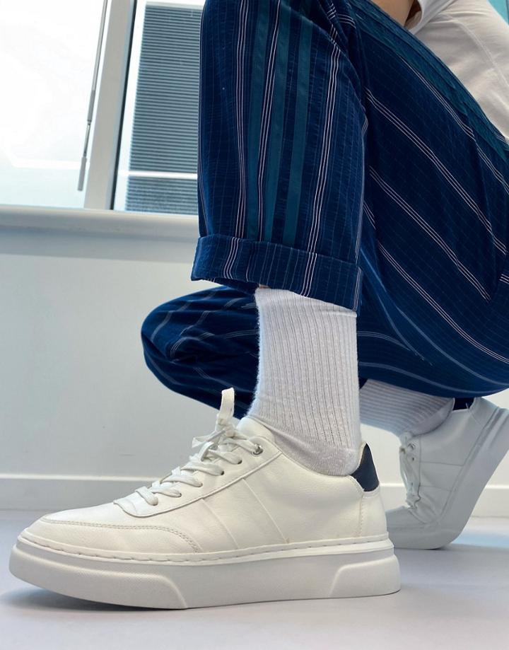 Schuh Warner Cupsole Sneakers In White