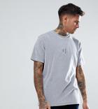 New Era La Dodgers Velour T-shirt In Gray - Gray