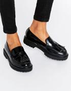 Pull & Bear Tassel Loafer - Black