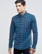Another Influence Checked Shirt - Blue