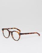 Marc By Marc Jacobs Round Glasses - Brown