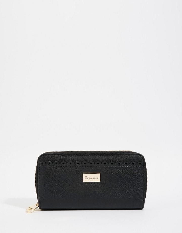 Dune Scallop Detail Purse - Black Ou