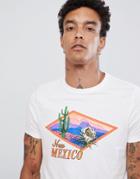 Asos Design T-shirt With New Mexico Print - White