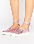 Clover Canyon Tie Leg Shoes - Pink
