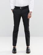 New Look Slim Fit Suit Pants In Black - Black
