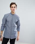 Allsaints Shirt In Indigo Blue Logo - Navy