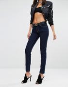 Versace Jean Skinny Jeans With Plain Pockets - E904 Indigo