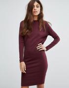 Y.a.s Sage Long Sleeve Sweater Dress - Red