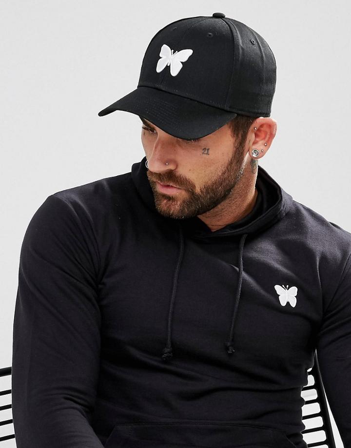 Good For Nothing Baseball Cap In Black - Black