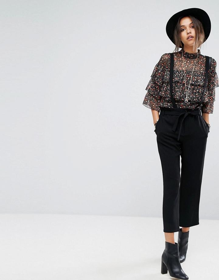 Vanessa Bruno Athe Hermione Pinny Pants - Black