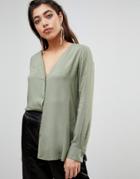 Ivyrevel Blouse With Button Front-green