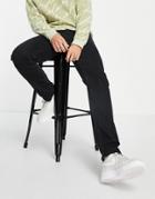 Weekday Pine Jeans In Washed Black