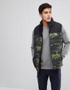 Hollister Fleece Lined Tank In Camo - Green