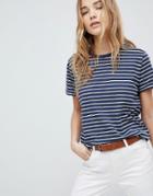 Lee Core Stripe T-shirt - Navy