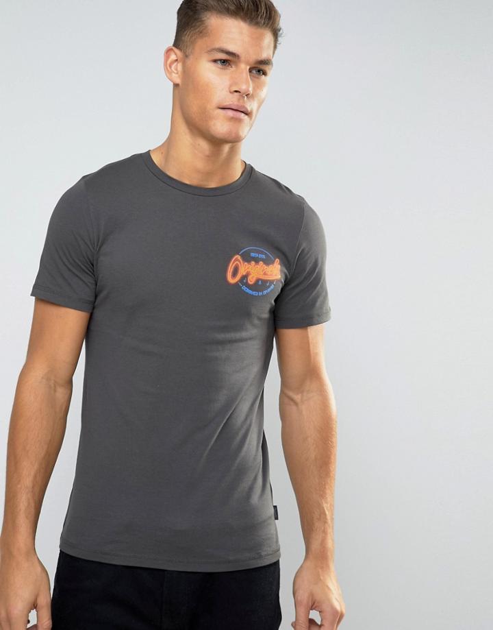 Jack & Jones T-shirt With Graphic Print - Black