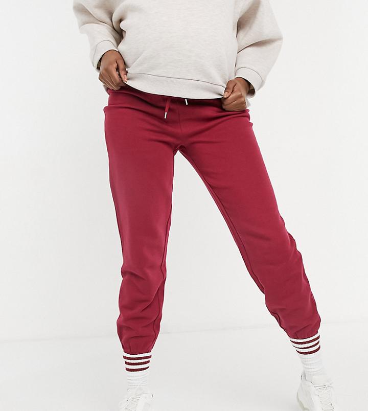 Asos 4505 Maternity Icon Ultimate Sweatpants-red