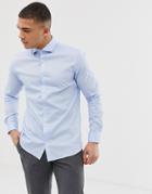 Jack & Jones Premium Stretch Smart Shirt In Light Blue