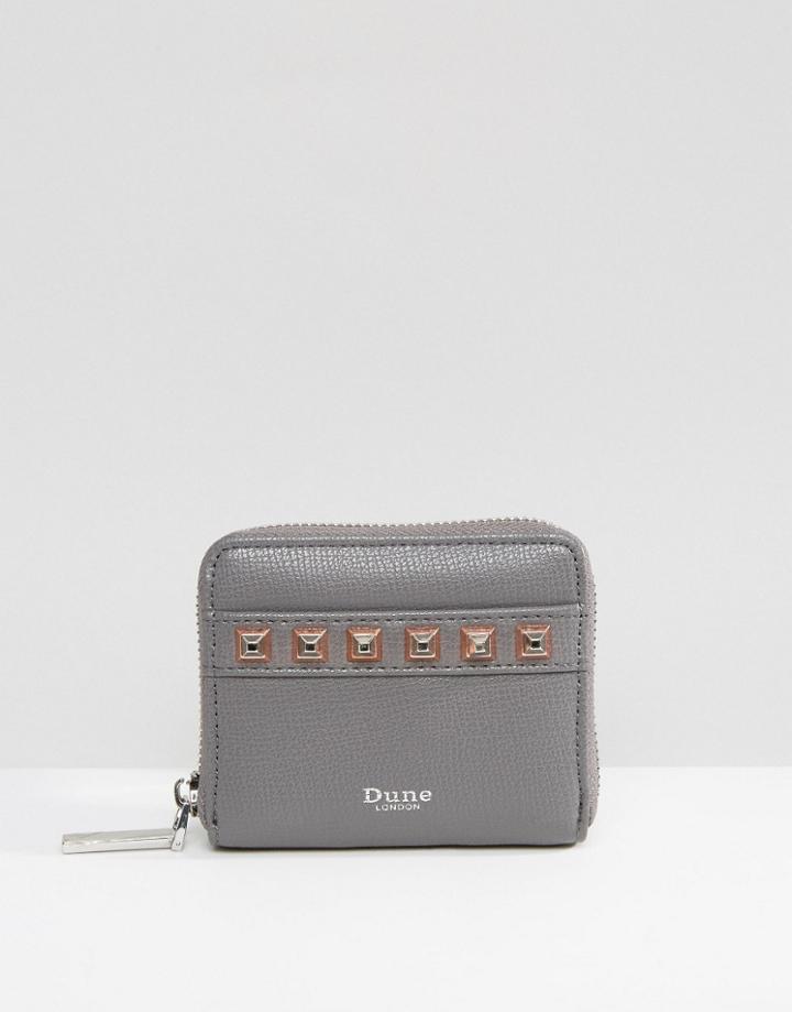 Dune Stud Detail Purse - Gray
